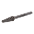 Фото товара "Борфреза форма L коническая с закругленным концом, D=10 мм, d=6 мм, FL=25 мм, L=70 мм, твердосплавная"
