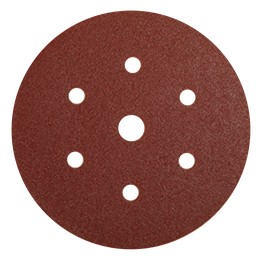 COARSE CUT Шлифовальный диск, укрепленная бумага, оксид алюминия, 7 отвестий, 150 мм, Р120