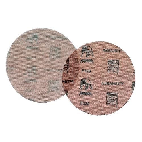 Фото товара "ABRANET Шлифовальный круг, сетчатая основа из полиамида, 125 мм, без отверстий, Р120"