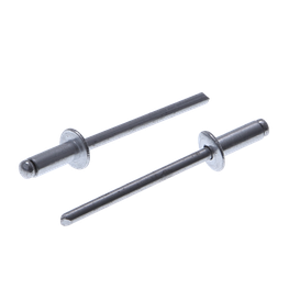 AAT Заклепка вытяжная 4,0х10 мм Алюм/Алюм, стандартный бортик, на 4,0-6,0 мм (1,0/6,0)