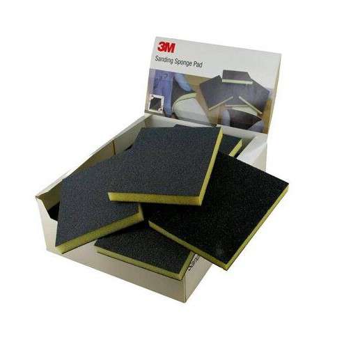 Фото товара "68025 Губка шлифовальная двусторонняя Hi-Flex, карбид кремния, 125х98х13 мм, SFN (100 шт/уп)"