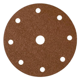 COARSE CUT Шлифовальный диск, укрепленная бумага, оксид алюминия, 9 отверстий, 150 мм, Р100